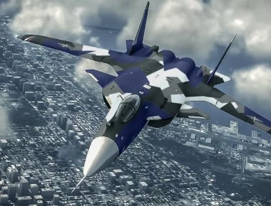 Su-47 Berkut: Κοινή πτήση με Su-35 και Su-27 (βίντεο)